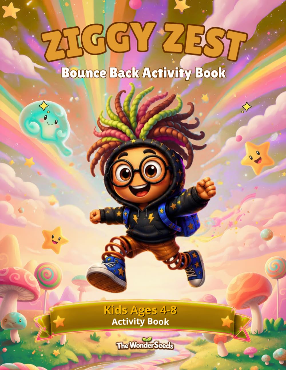 ZIGGY ZEST AND THE BOUNCING QUEST: Coloring and Activity Book