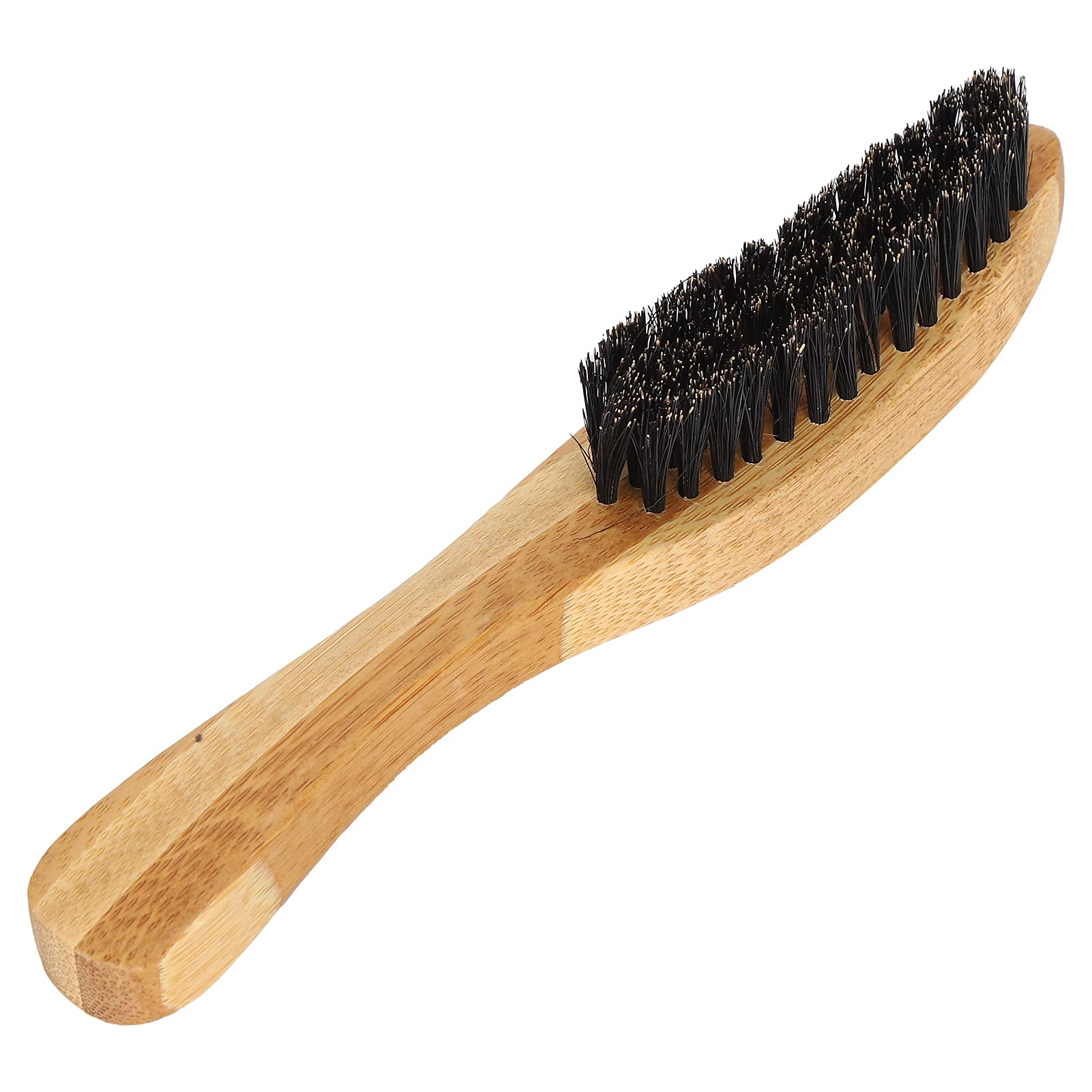 gernie Beard Brush, Wooden Beard Comb, Boar Bristle Brush with Handle, Grooming Mustache Hair Beard Brush for Men, Dual Action Wood Comb, and Travel Bag Great for Christmas Gift