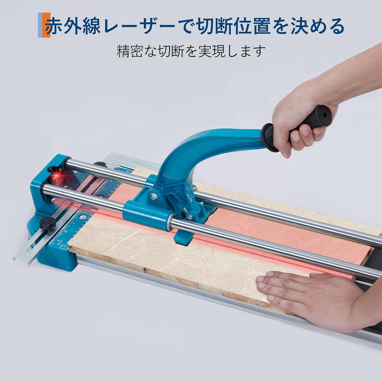 Ручной станок для резки плитки из алюминиевого сплава Garvee Tile Cutter 400 мм, прецизионная резка фарфоровой керамической напольной плитки для больших плиткорезов, бытовой Промышленный регулируемый, фото 6
