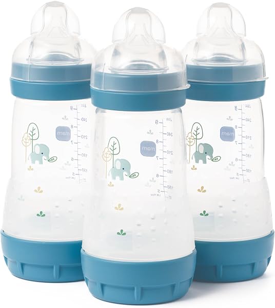 MAM Easy Start Anti-Colic Baby Bottles Self-Sterilising 3 Pack