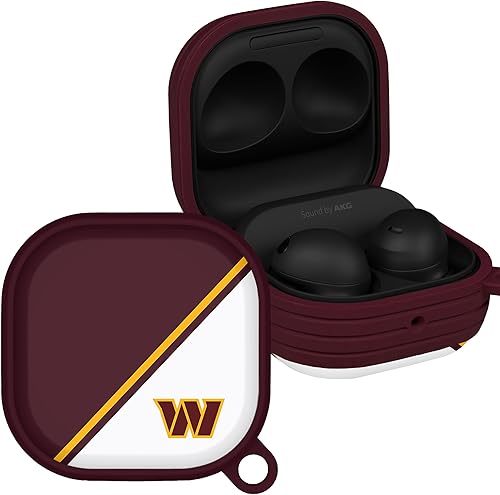 Game Time Washington Commanders HDX Champion Series - Funda compatible con Samsung Galaxy Buds Pro