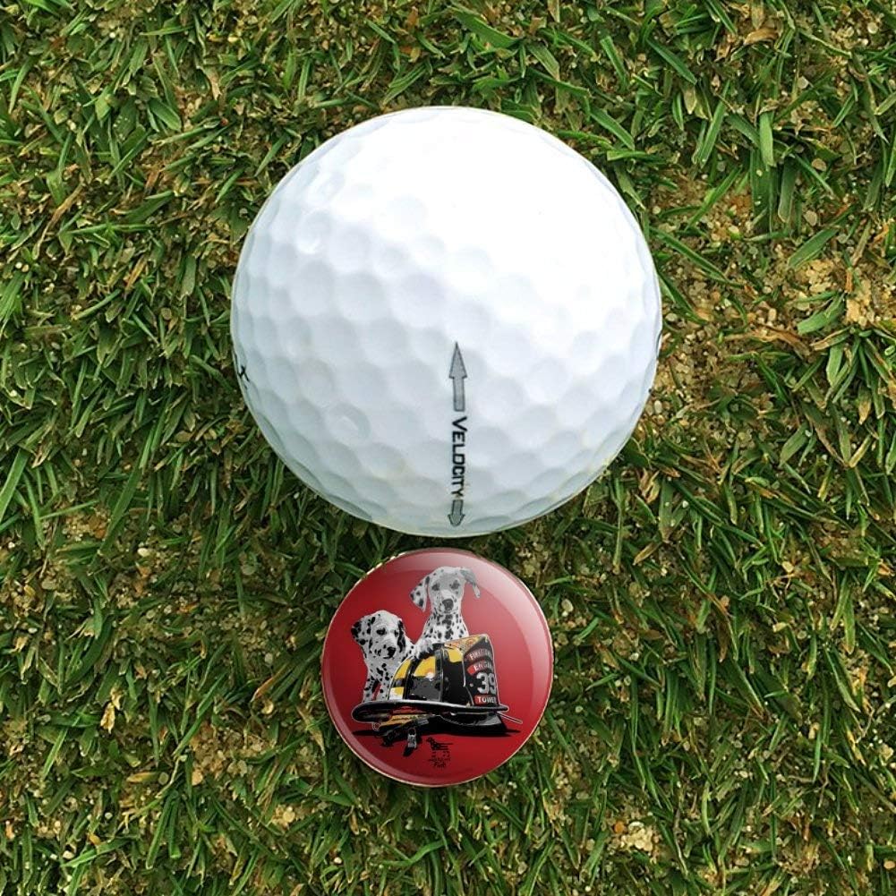 review GRAPHICS & MORE Dalmatian Dogs Firefighter Fire Helmet Golf Hat Clip with Magnetic Ball Marker