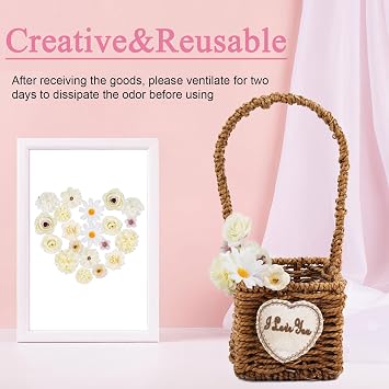 20 PCS Artificial Flower Heads, Realistic Flowers for Cake Deco-10 Styles