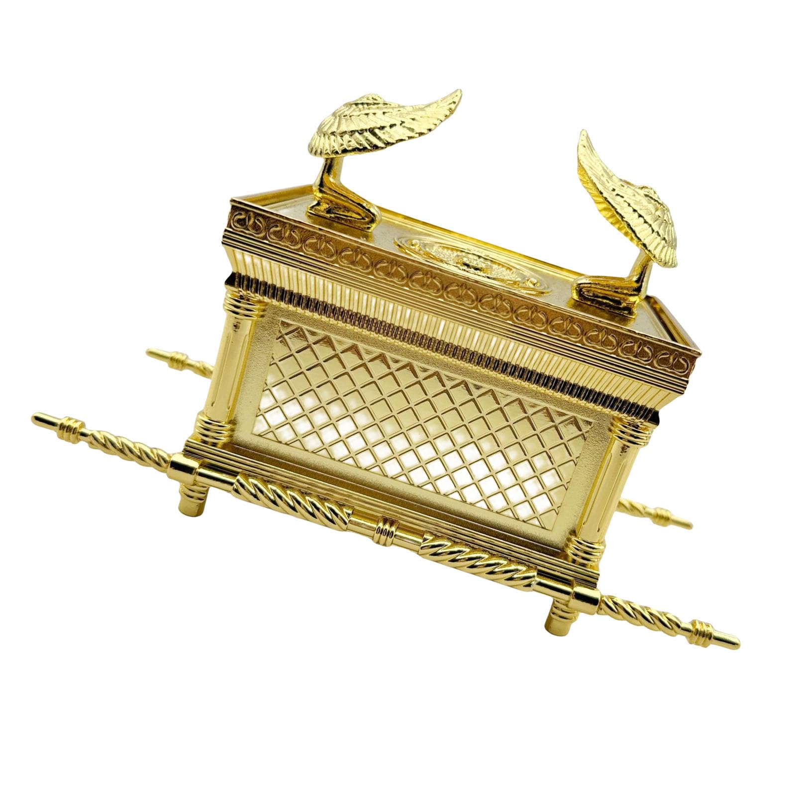 Osniyaw Multi-Coloured Ark Of The Covenant Figurine Metal Replicas Ornament Jewish Replicas Religious Statue Testimony Judaica Decorations Ornament
