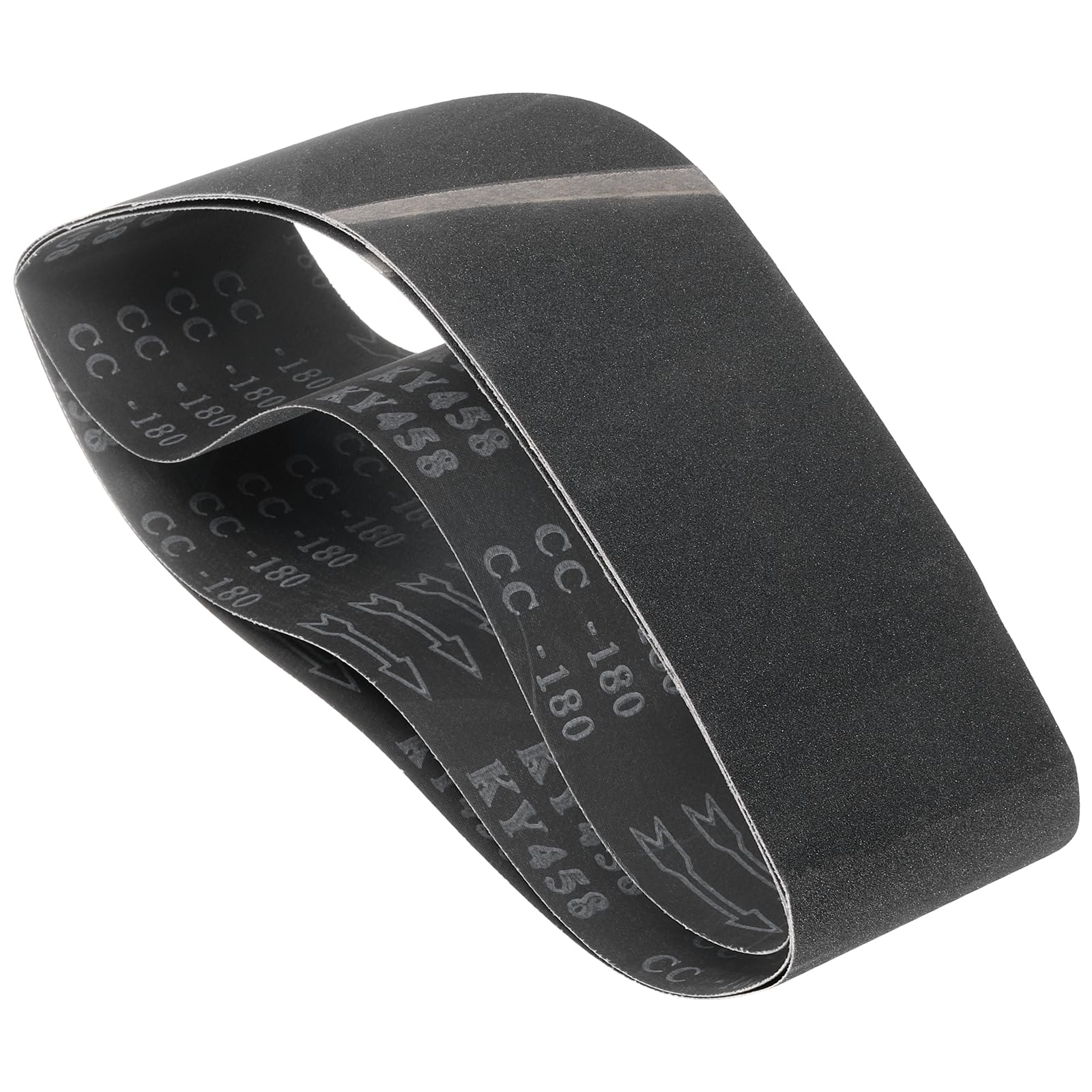 Kozelo 3 Pack Sanding Belts 100mm x 915mm 180 Grit Silicon Carbide Abrasive Belt Sander Paper for Belt Sander Metal Grinding Wood Working Weld Rust Removal