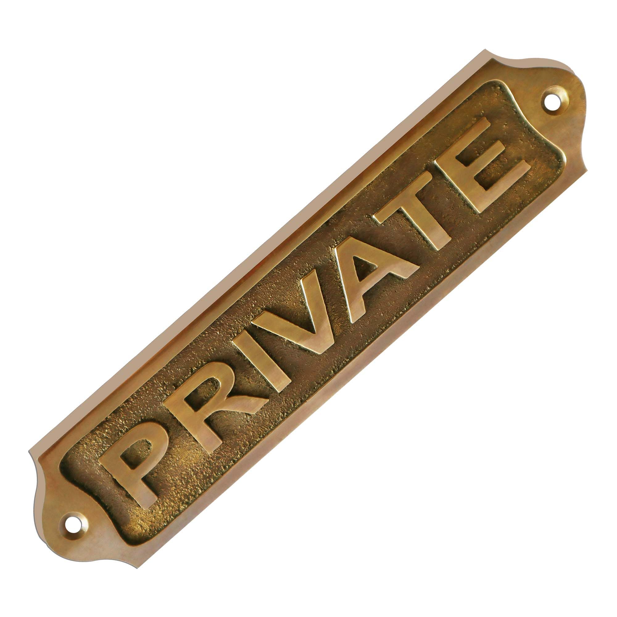 Amazon.com : Sam Star Brass Door Sign Plaques|Antique Finish|Easy