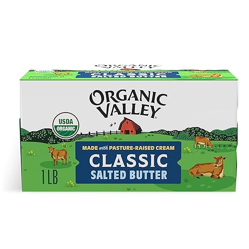 Organic Valley Mantequilla orgánica salada, 1 libra (paquete de 1)