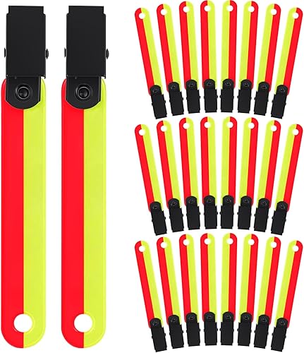 24/48/72/96/120 Pcs Marcadores de Sendero para Caza Marcadores de Sendero Reflectantes de Alta Visibilidad Etiquetas Reflectoras de Árbol Brillantes