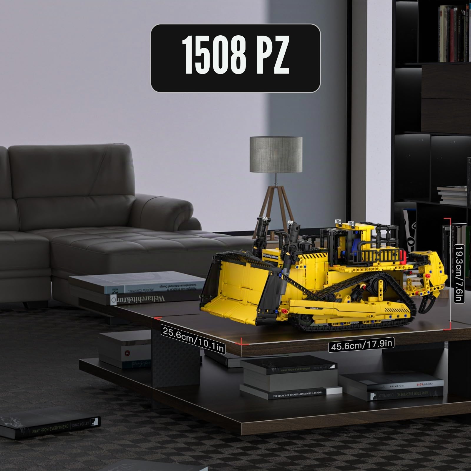Mould King 15071 Tecnologia Bulldozer Telecomandato Costruzioni Per Camion Costruzione Gru Giocattolo Veicolo Da Costruzione Morsetto Blocchi Con Motore Per Adulti (1508 Pezzi)