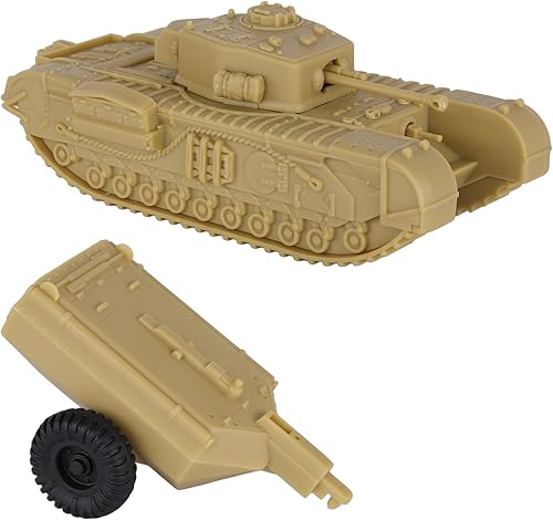 BMC CTS WW2 British Churchill Tanque de cocodrilo - Tan 138 plástico Reino Unido EjĂ©rcito VehĂculo BMC CTS WW2 British Churchill Tanque de cocodrilo - Tan 138 plástico Reino Unido EjĂ©rcito VehĂculo