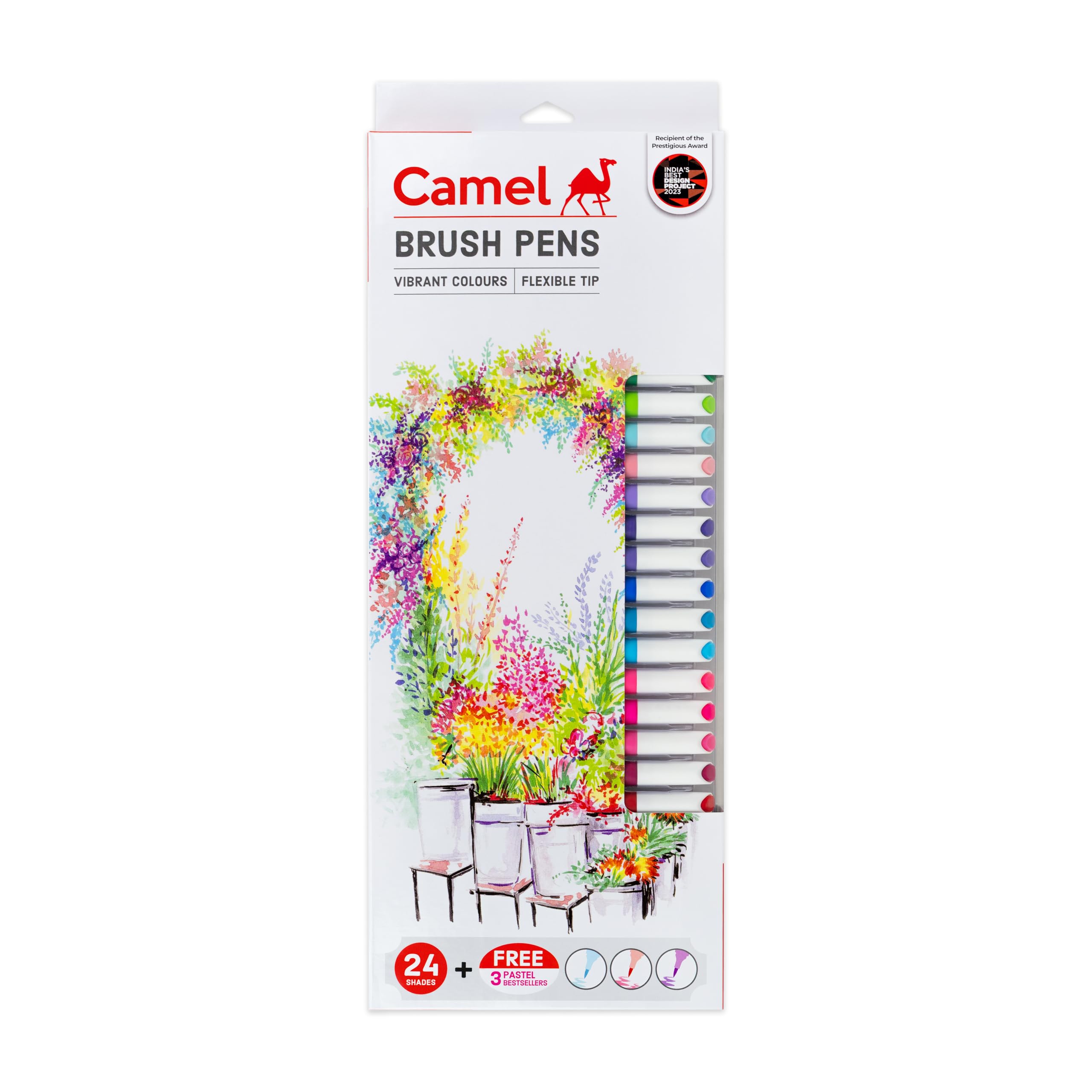 Camel Brush Pens 27 Shades - Image 1