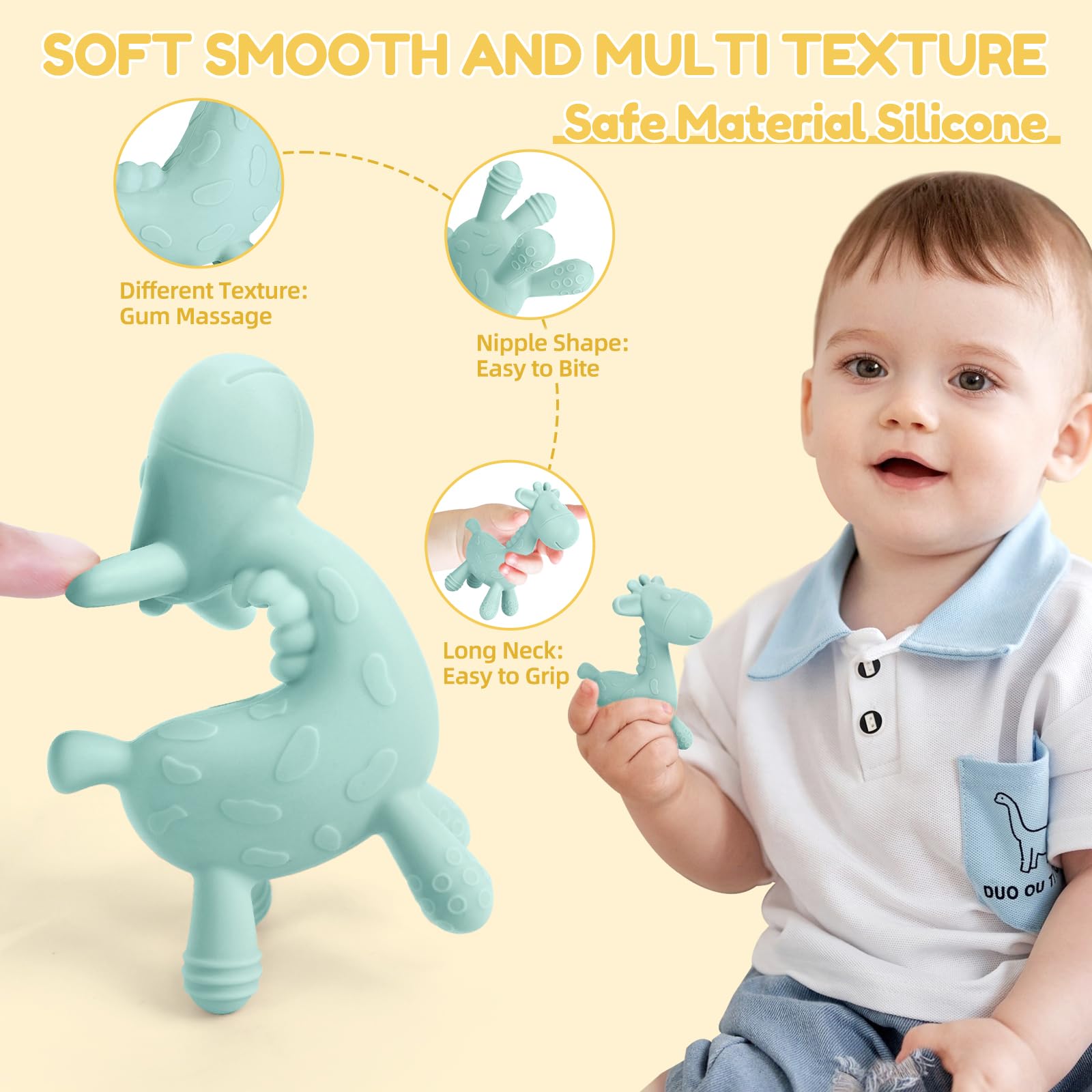 TYRY.HU Silicone Teething Toys for Baby - Image 2