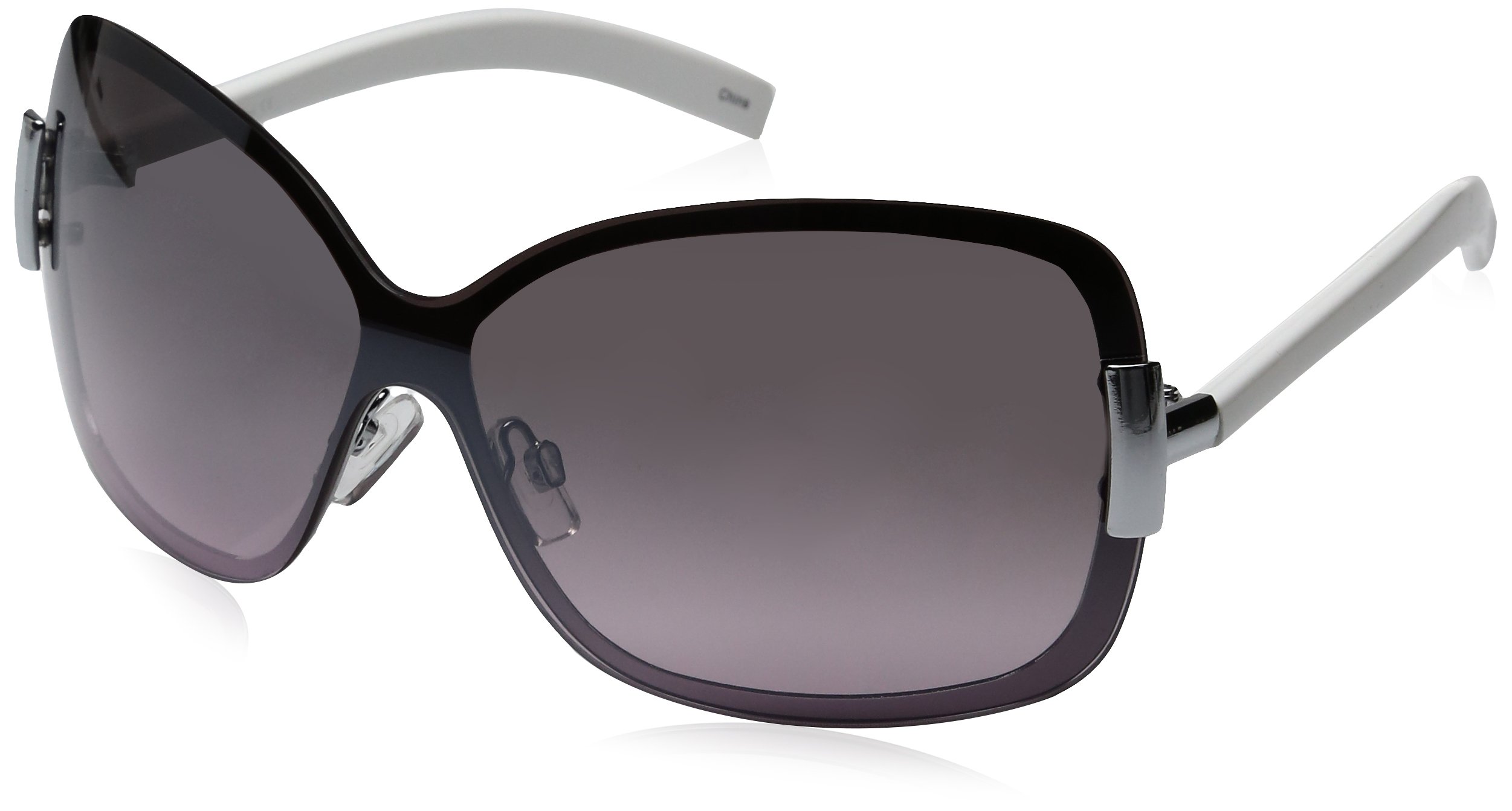 Circus NY by Sam EdelmanWomen's Cc201 Metal Shield Rectangular Sunglasses with Uv400 Protection-Trendy Gifts for Her, 132mm