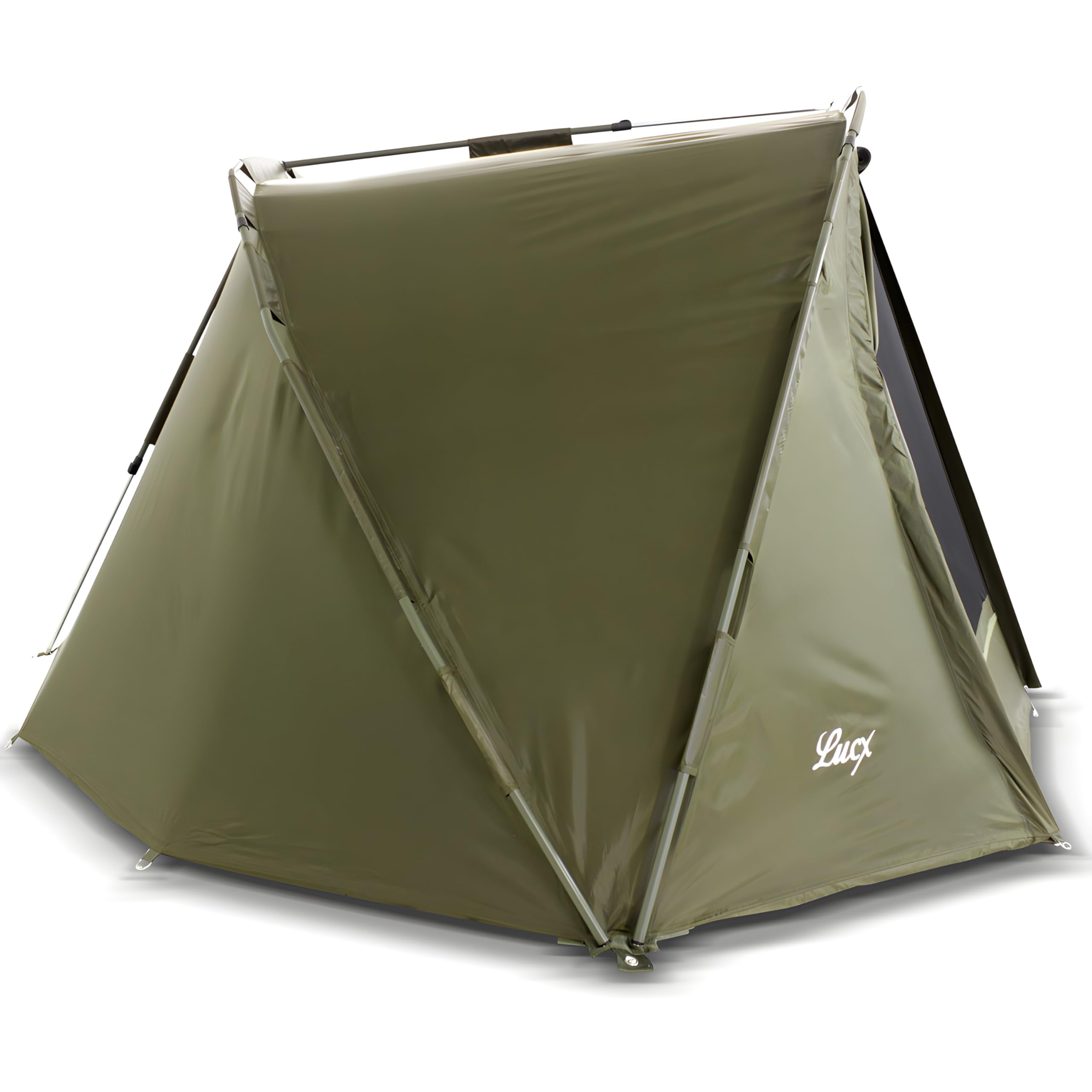 Carpa de pesca Lucx® Puma para 1 hombre, carpa con cúpula para 1 persona, tienda de pesca con columna de agua, tienda de campaña de 10.000 mm