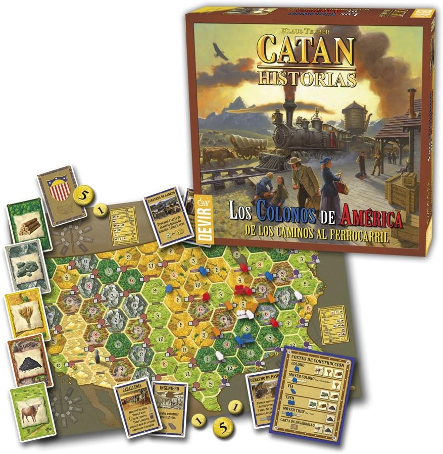 Devir Catan Settlers of America, Table Game