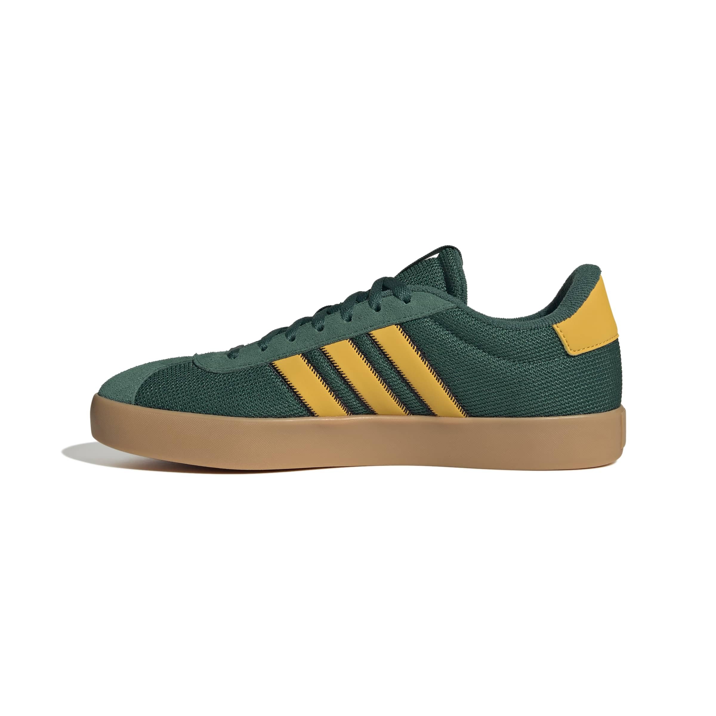 adidas Hombre VL Court 3.0 Shoes, Collegiate Green/preloved Yellow/Gold Met., 44 EU