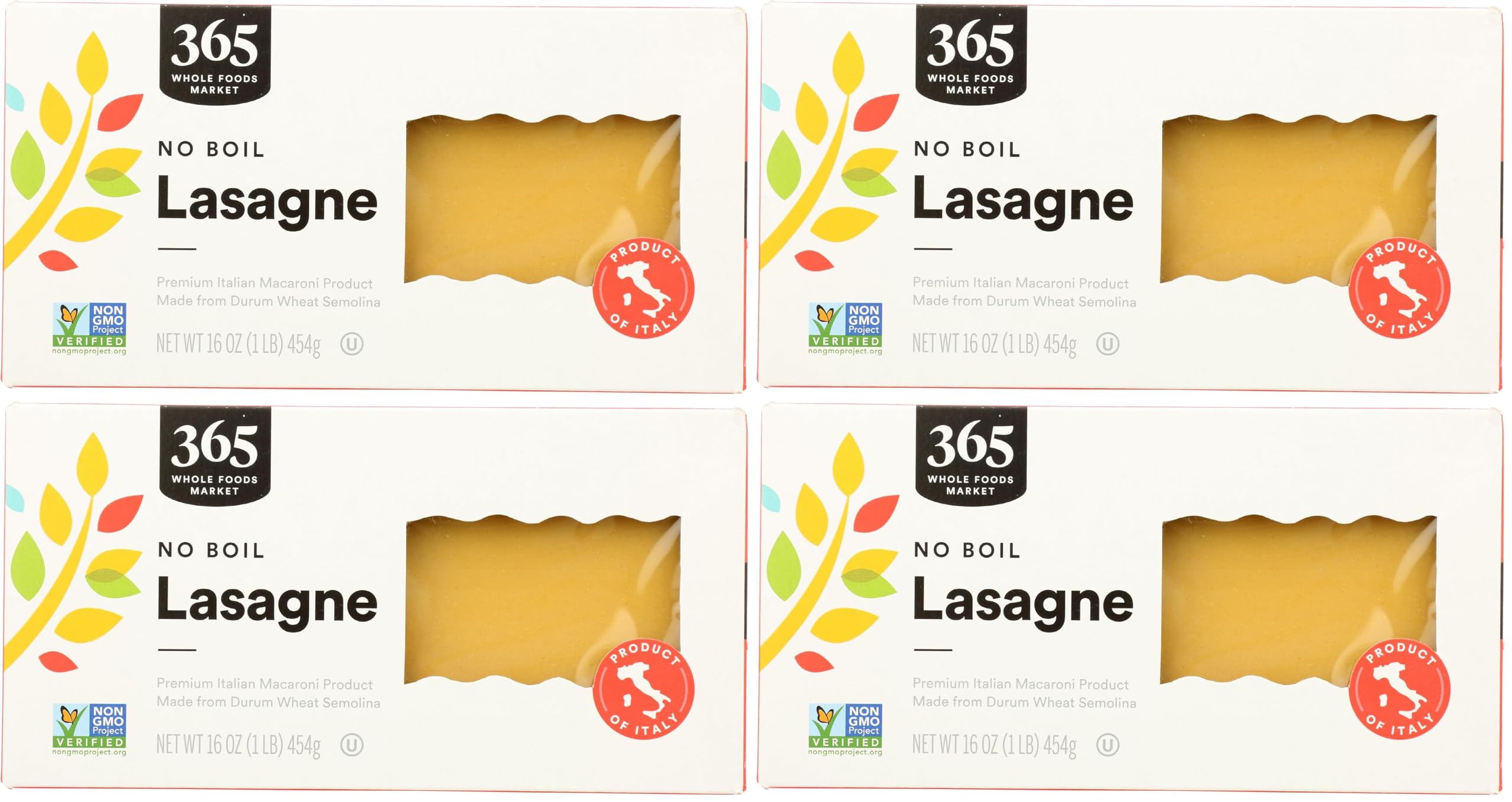 Amazon.com : 365 by Whole Foods Market, Pasta Lasagne No Boil, 16