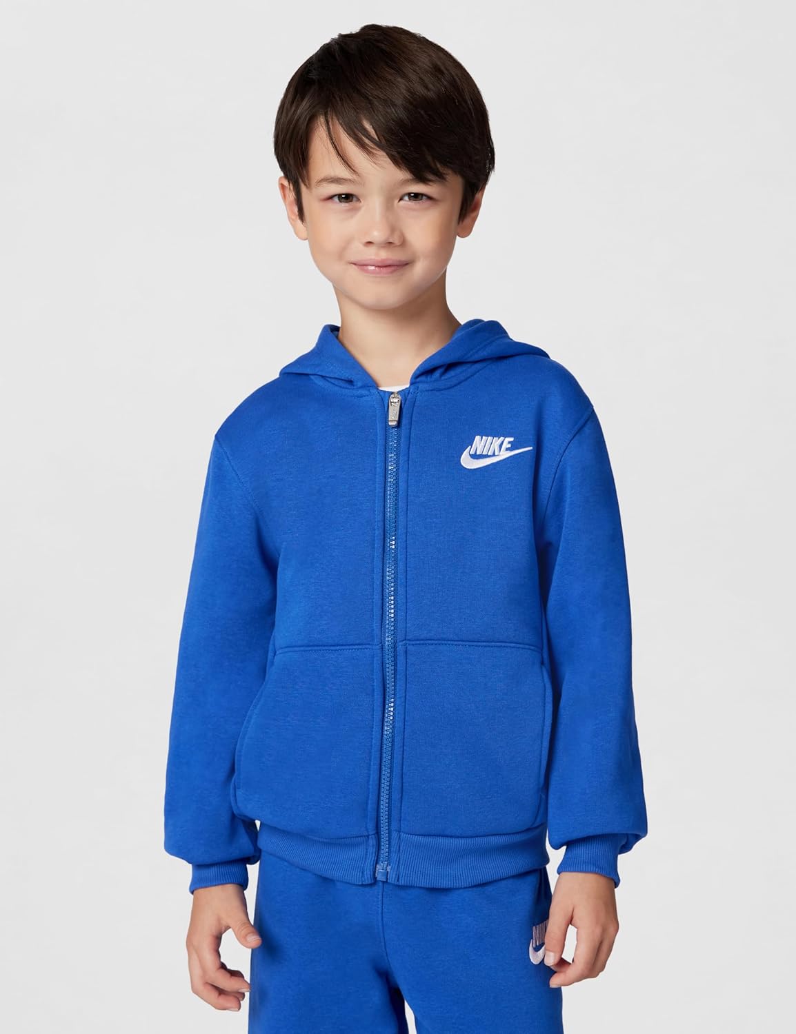 Nike Kids' Club Fleece Full-Zip Hoodie 2-Piece Set - Image 4