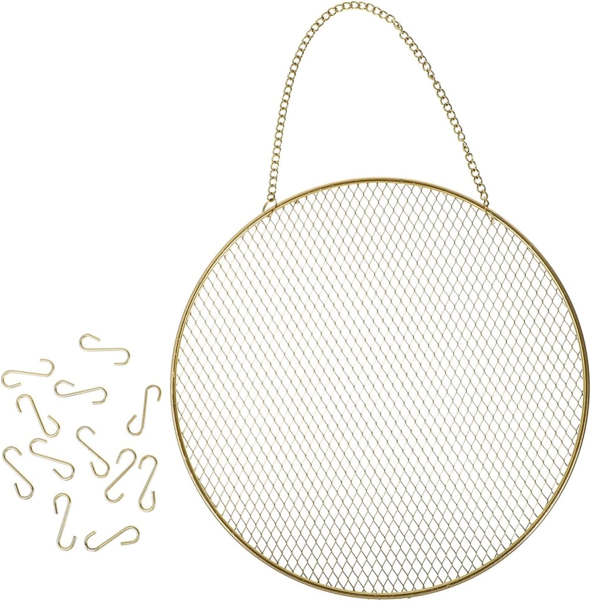 LIFKOME Iron Mesh Earring Rack Jewelry Wall Display Stand