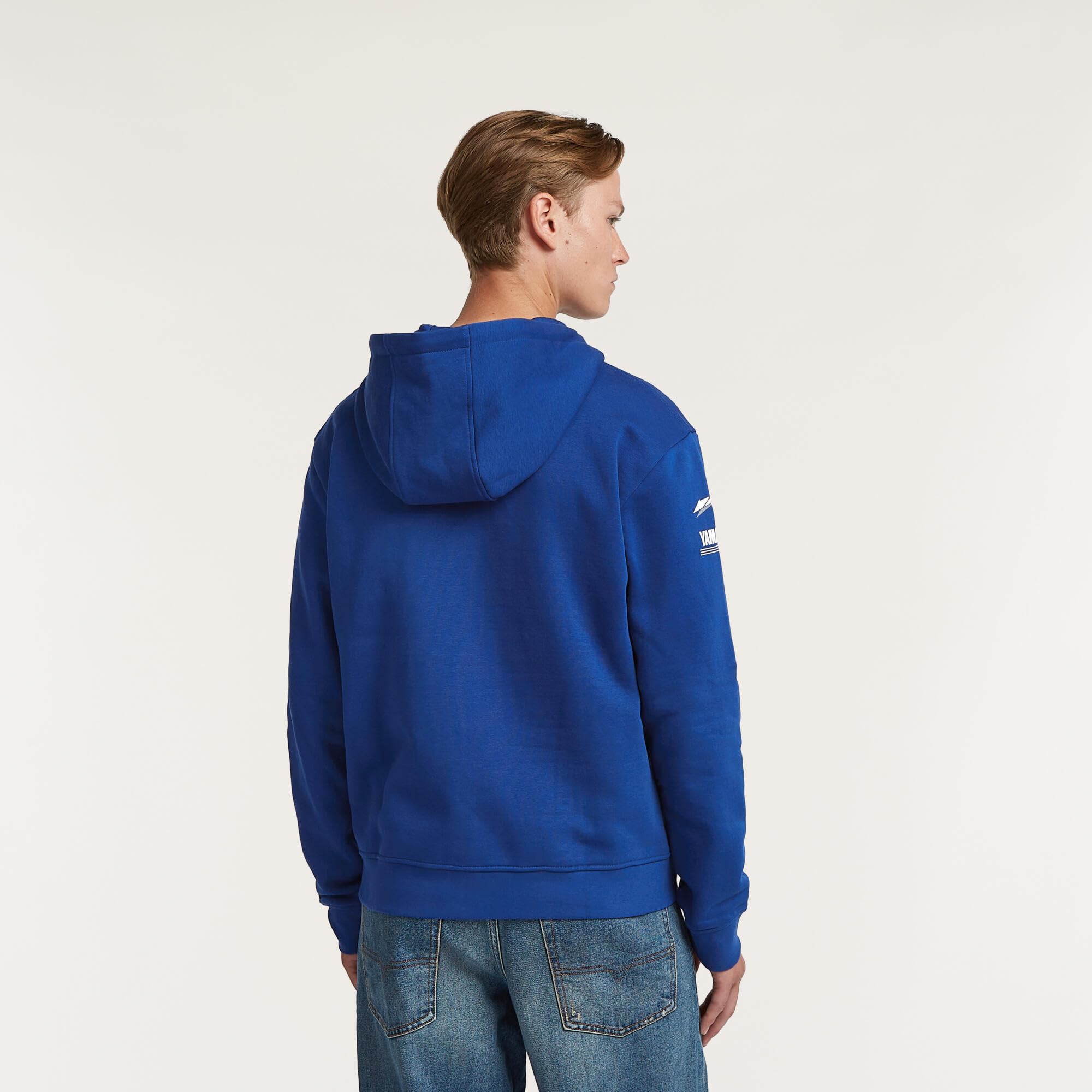Yamaha Racing Paddock Blue Teamwear Pullover Hoodie Unisex Viseu