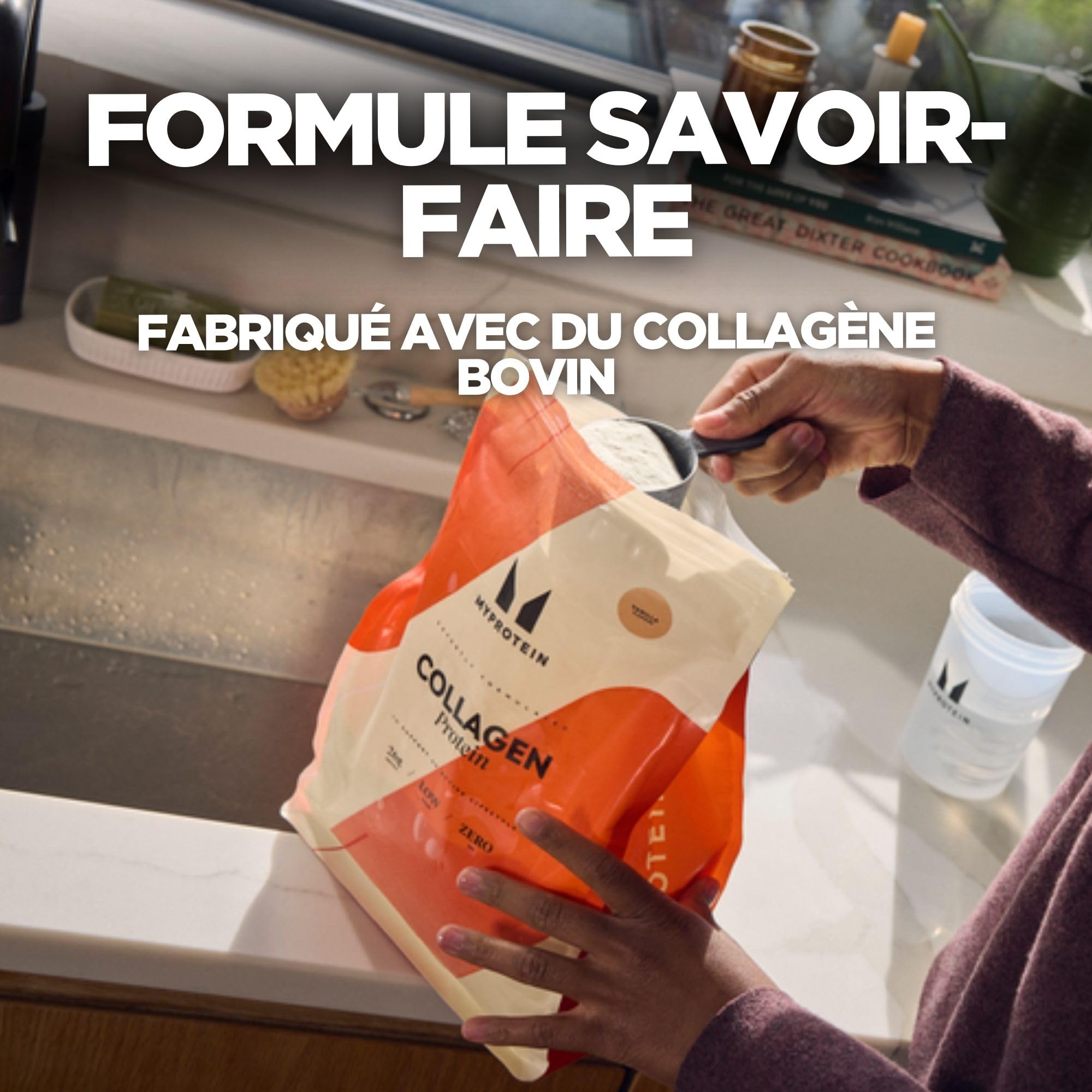 Poudre de protéines de collagène Myprotein | Chocolat 1 kg | Jusqu'à 26 g de protéines par portion | 98% de peptides de collagène bovin hydrolysé | Sans sucre ni matières grasses
