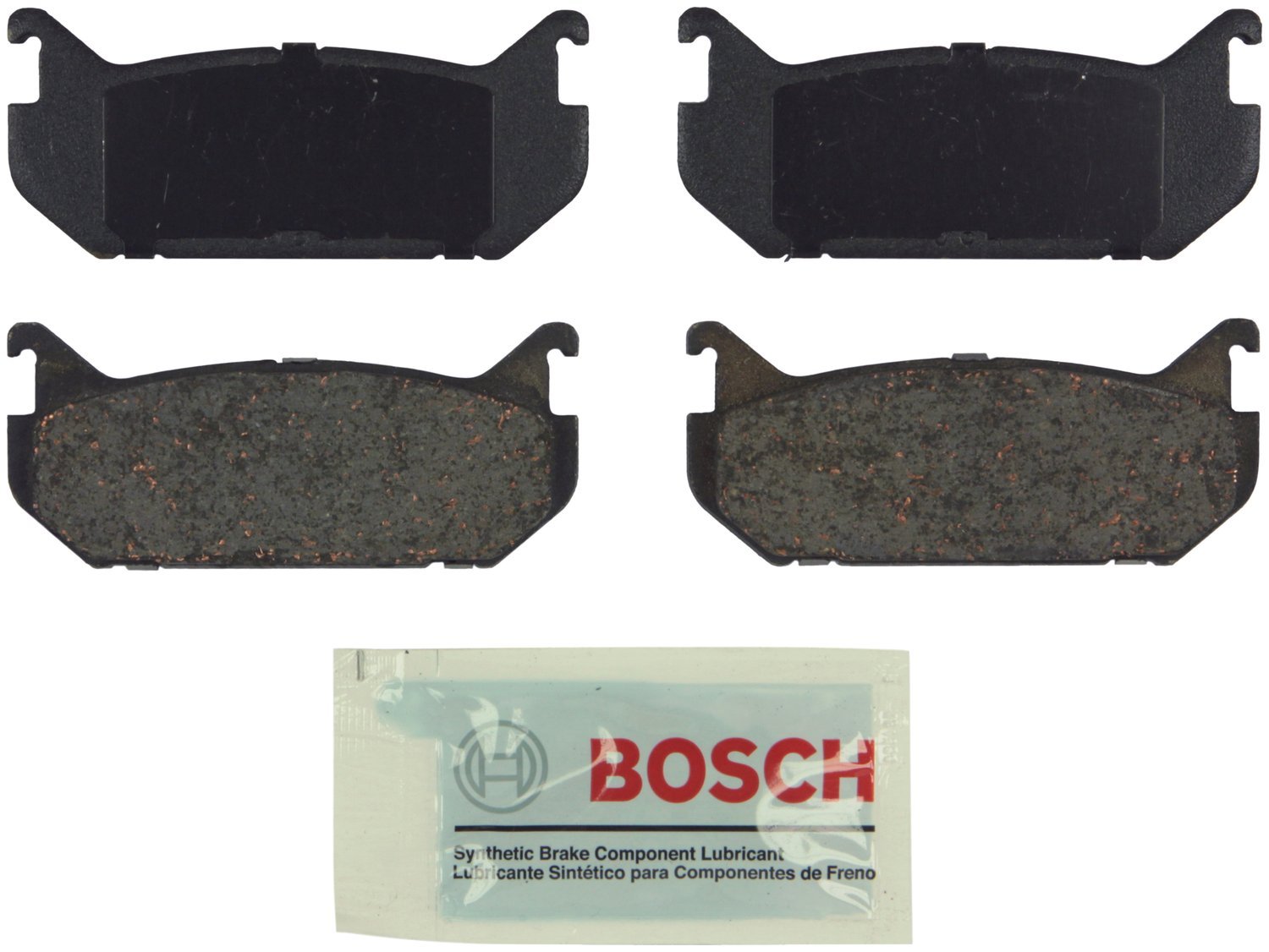 Bosch BE1324H Blue Disc Brake Pad Set with Hardware - FRONT — view 385