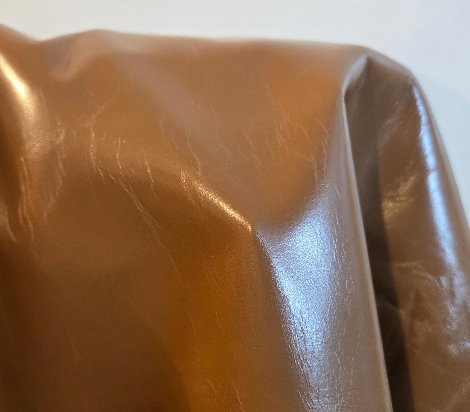 NAT Leathers Grey Taupe Vintage Two Tone Soft Upholstery Chap Cowhide 2.5 oz Genuine Leather Hide Skin 22 to 24 Square Feet (33"x55") Produced in Italy (Chestnut Smooth)