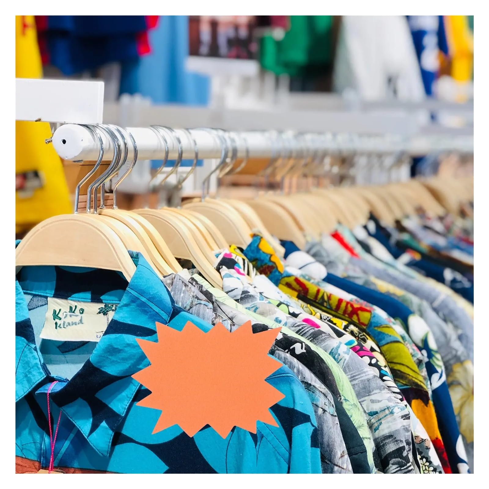 Metki cenowe 300 szt. etykiety cenowe w stylu eksplozji puste fluorescencyjne naklejki papier do supermarketu sklepu detalicznego etykietowanie segregator na dokumenty