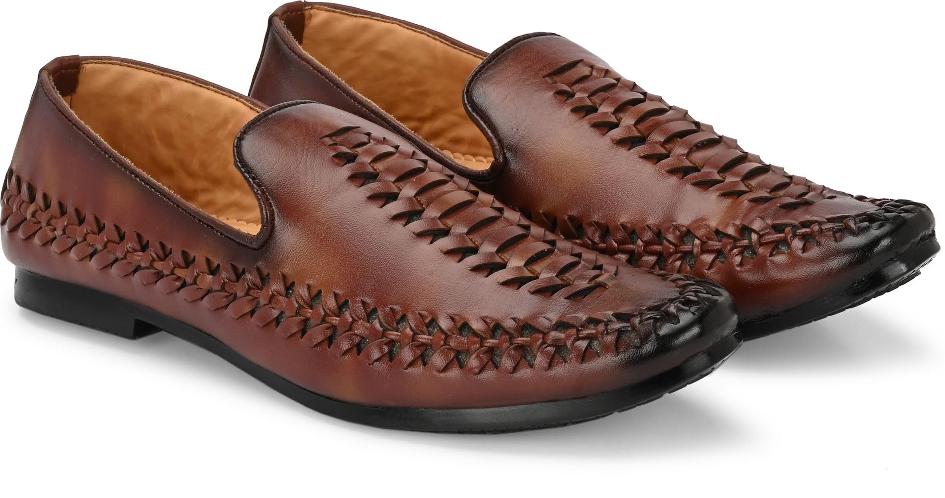 vellinto GABRU Ethnic and traditionl Handwoven Mojaris Juttis for Men-picture-24