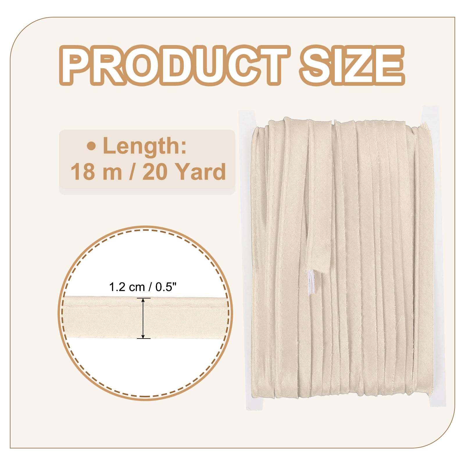 YELARXI Maxi Piping Bias Tape - Image 2