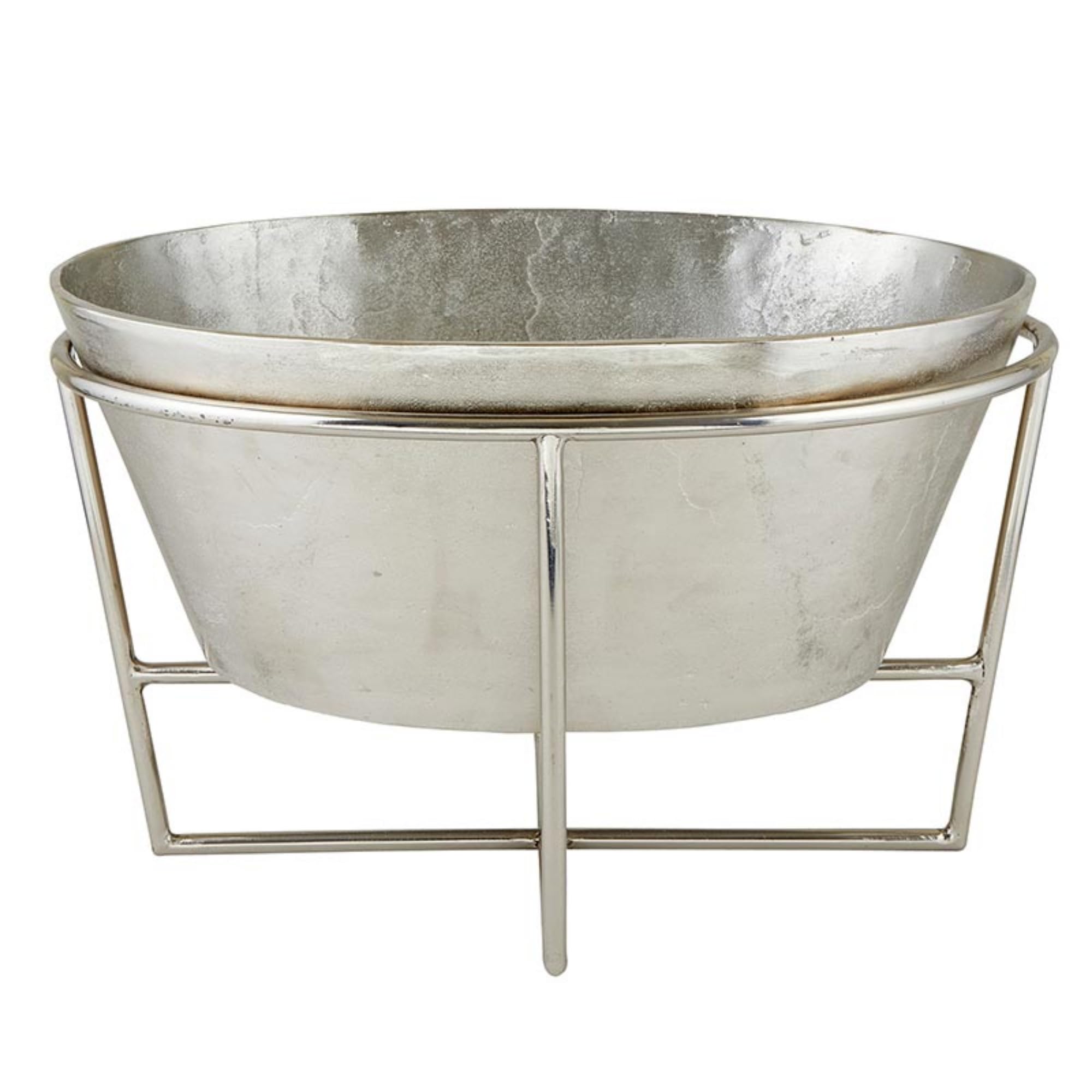 Seau à champagne en métal Santa Barbara Design Studio taille L argenté
