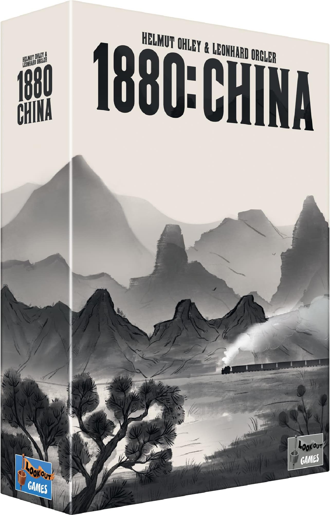 1800 China Board Game (Revised Edition) | Train Network Route Building Strategy Game | Family Game for Kids and Adults | Ages 13+ | 3-7 Players | Average Playtime 300+ Minutes | Made by Lookout Games