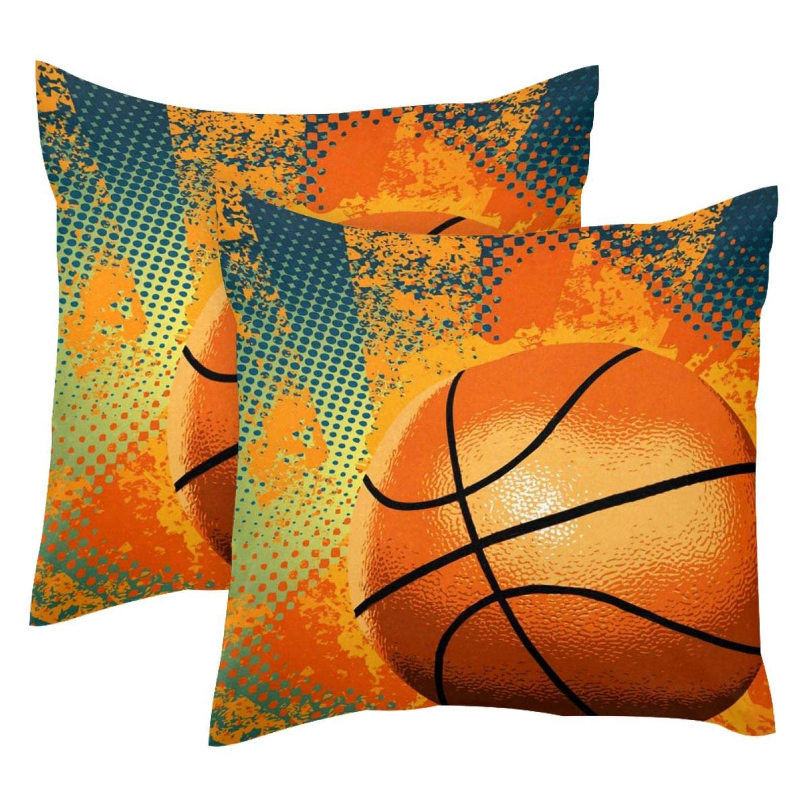Coussin lombaire de basket-ball housses de style ferme pour canapé salon