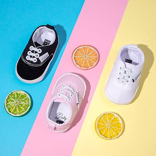 Miniatura 2 de Morbido - Tenis de lona para bebés y niños pequeños, antideslizantes, para recién nacidos, para recién nacidos, para recién nacidos de 0 a 18 meses