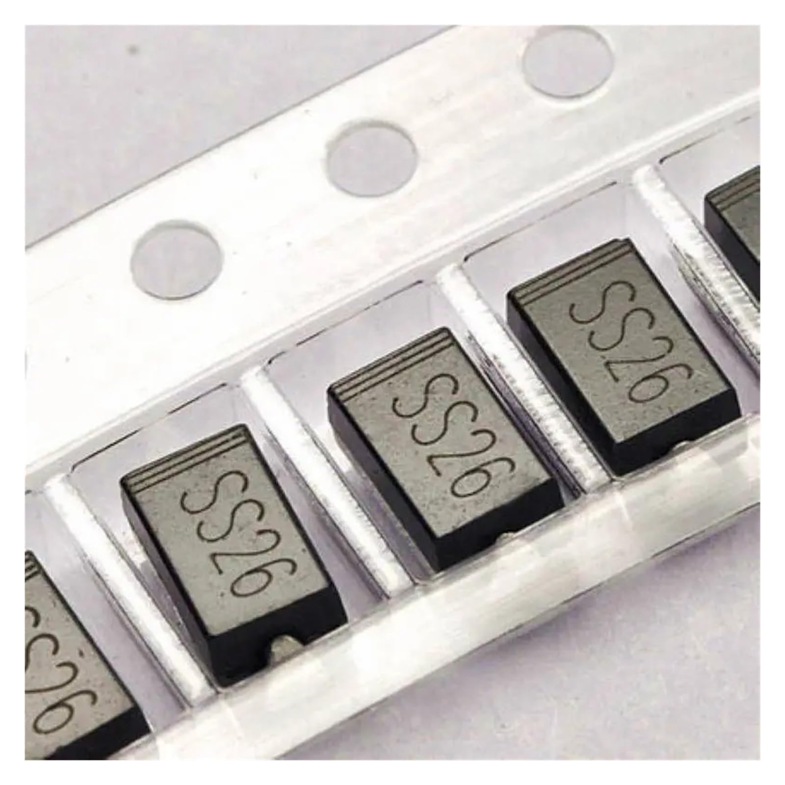 Diode Schottky SR260 SS26 DO-214AC 2A 60V pour réparation alimentation et prototype CMS