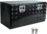 Vista 32 de Caja de Herramientas para Cama de Camión de 63 Pulgadas, Resistente, Pick up con Banda de Rodadura de 5 Barras, Caja de Almacenamiento, Cajas