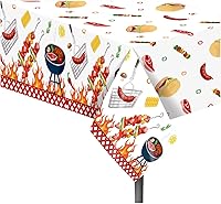Vista 17 de CC HOME 1 Pack Train Plastic Tablecloth 54 x 87 Inch Long Rectangular Table Cover for Buffet,Birthday Party Holiday Dinner,Picnic or Tablecloth for