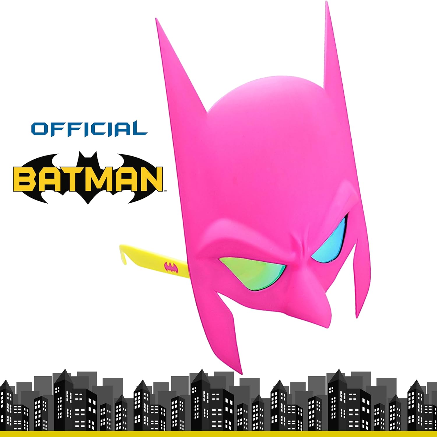 Sun-Staches Batman Sunglasses | DC Comics Costume Accessory | UV 400 | One Size Fits Most - Image 3