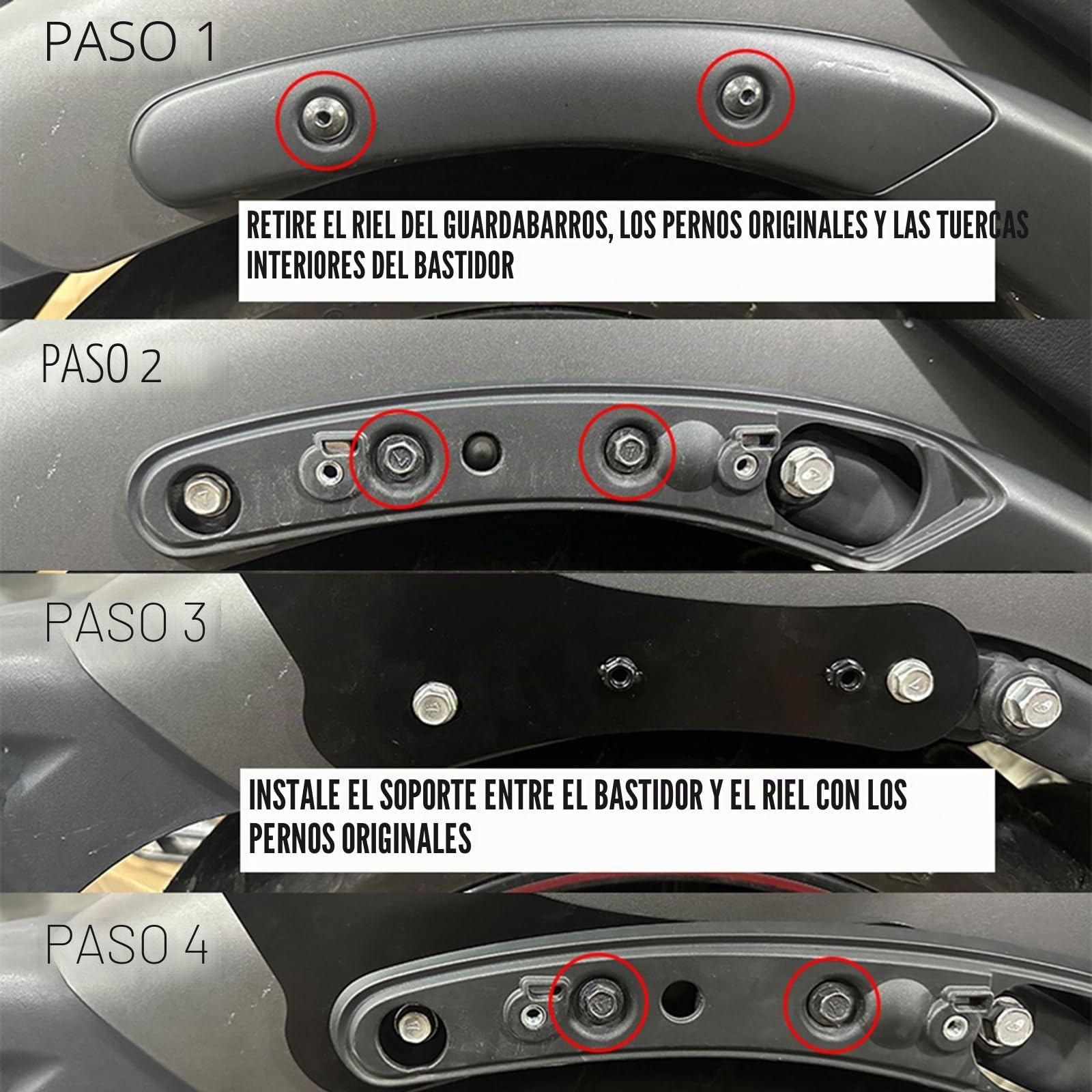 Respaldo Desmontable del Pasajero para Kawasaki Vulcan S 650 VN650 2015, 2016, 2017, 2018, 2019 (con portaequipajes)