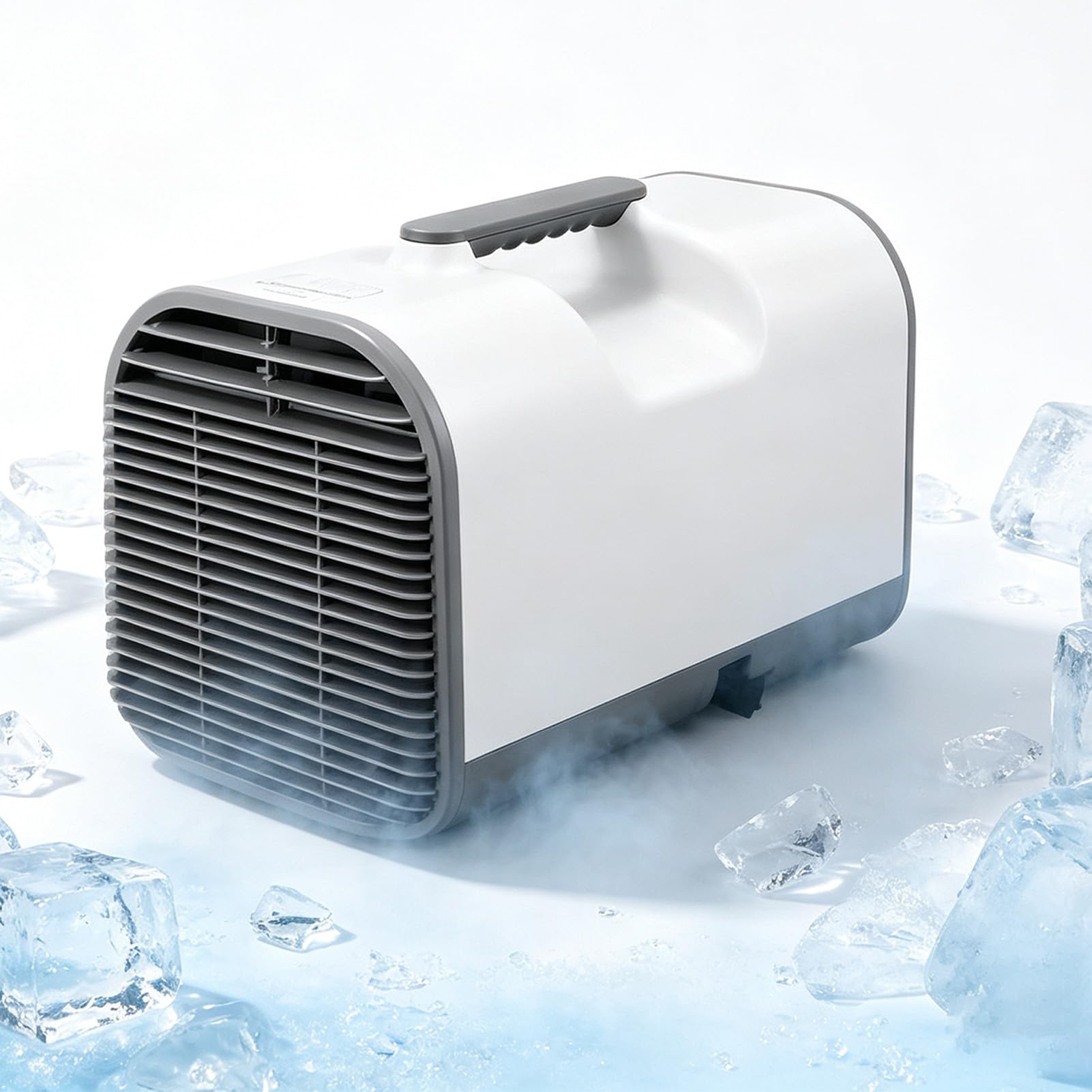 Mini Condizionatore Senza unità Esterna, Climatizzatore Portatile 4400/5100BTU, Raffrescatore Silenzioso con 3 velocità del Vento, Basso Consumo 330/400W, Uso Interno Ed Esterno