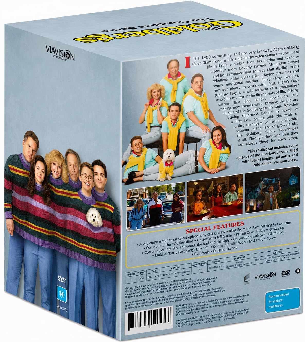 The Goldbergs: The Complete Series [34-Disc Set] [DVD] [Region Free]