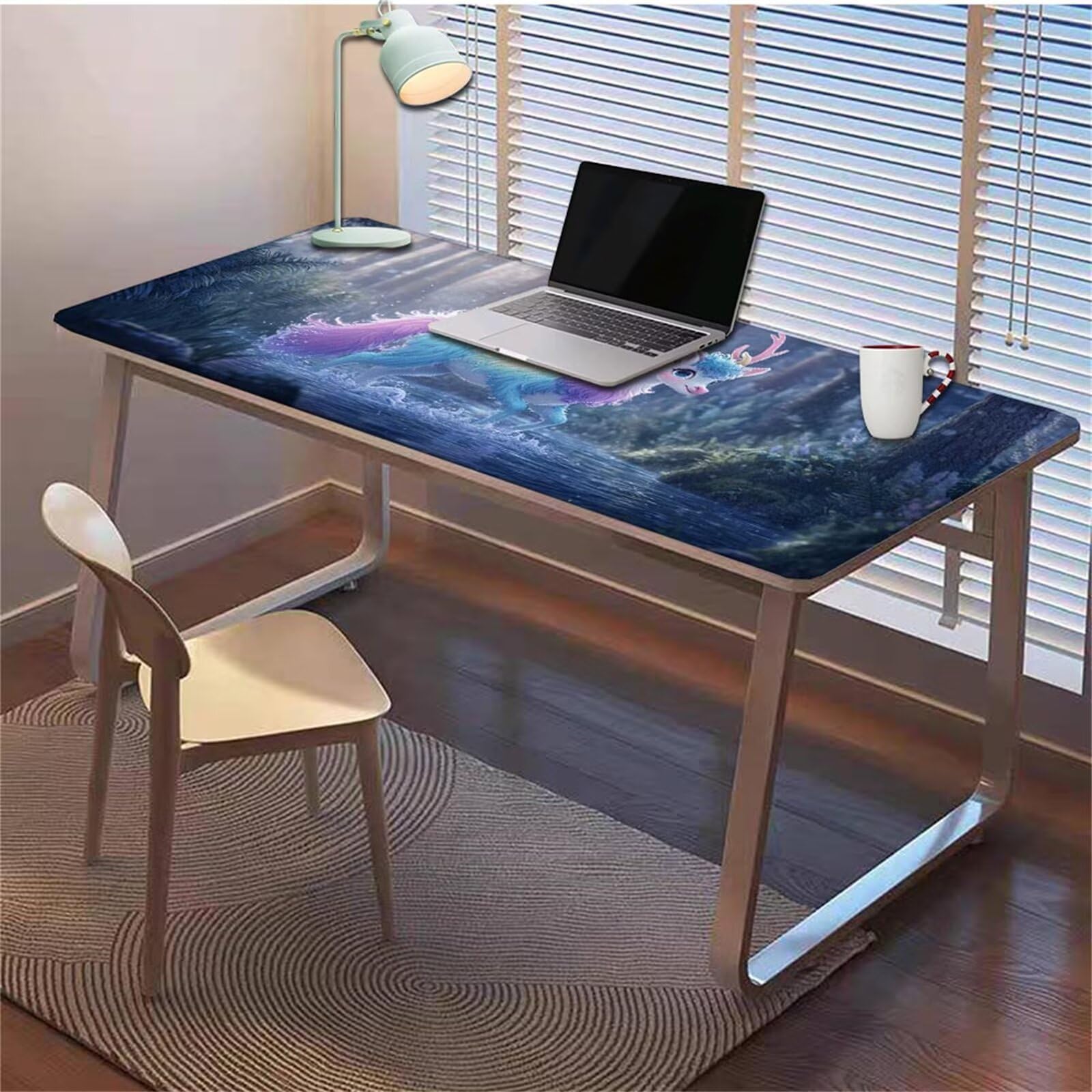 Gamingowa podkładka pod mysz 1200 x 600 x 3 mm, XXL, wodoszczelna, odporna na ścieranie, z przyszytymi krawędziami, podkładka na biurko, poprawia prędkość i precyzję, do komputera, laptopa, komputera