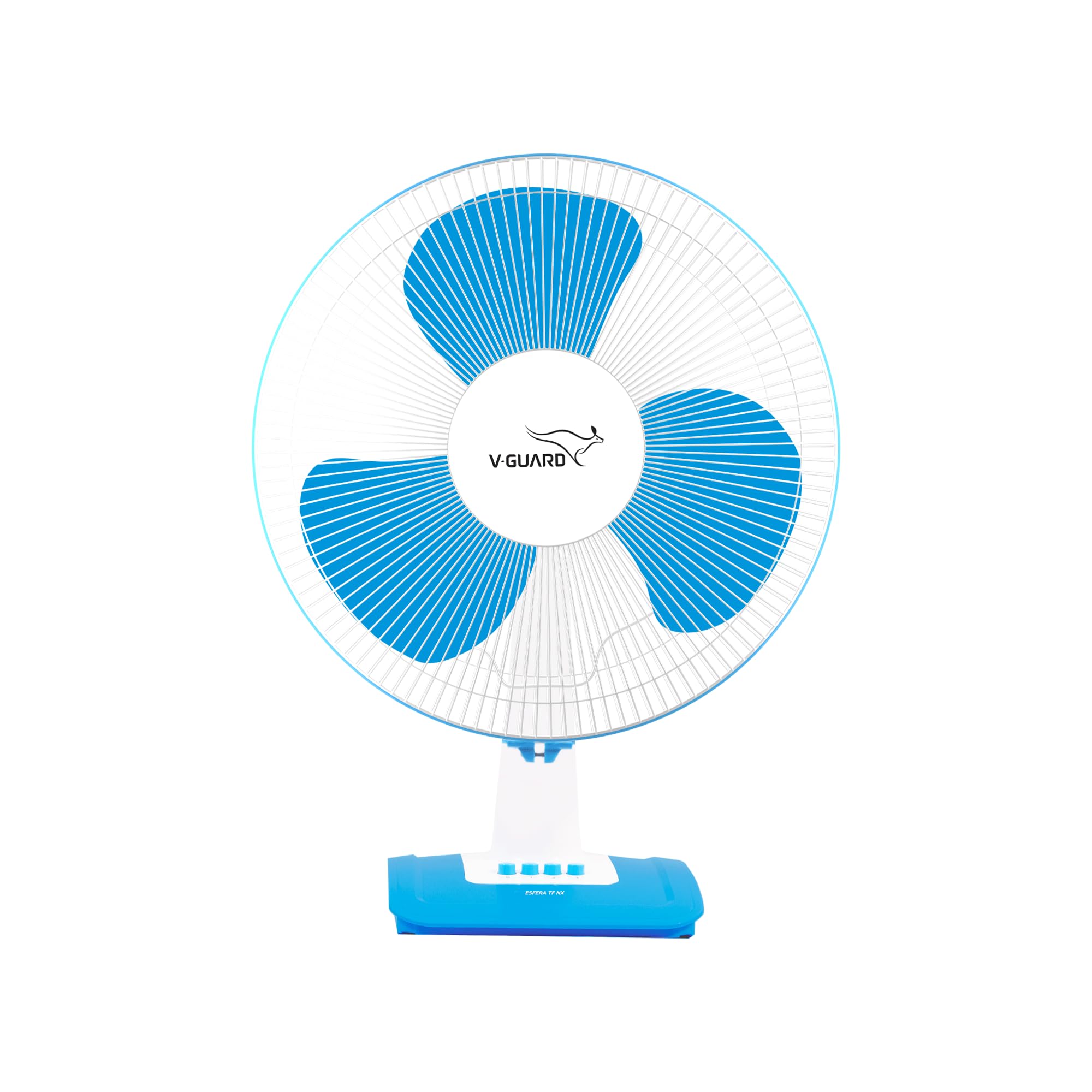 V-Guard Esfera TF NX Table Fan | 3 Speed Settings | 1350 RPM Powerful Motor | Corrosion Resistant Powder-Coated Metal Guards | Arctic White | 40 cm (400mm) (B0BZHCB6YJ) Amazon Price History, Amazon Price Tracker