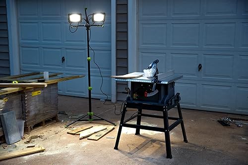 Miniatura 8 de POWERSMITH PWLD140T - Luz de trabajo LED de 14000 lúmenes con soporte, todo de metal, 60 pulgadas, trípode telescópico sellado, interruptores de