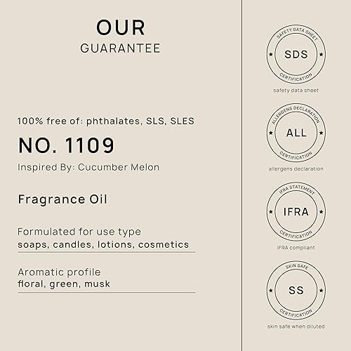 Miniatura 298 de VINEVIDA [4 onzas] Aceite de fragancia de madera de teca de caoba para fabricación de velas y fabricación de jabón, aromas de velas prémium para