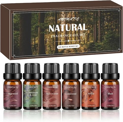 6 x 10ML Set Huiles Essentielles Boisées 