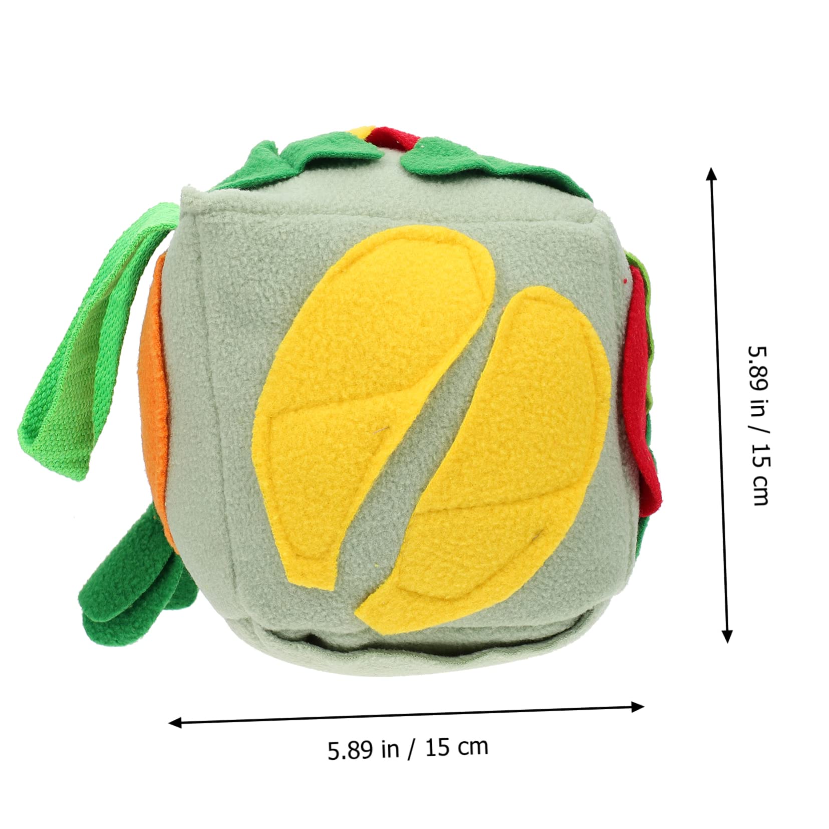 FRCOLOR 2stücke Hunde-schnüffelball Aus Strapazierfähigem Material Interaktives Futterspielzeug Für Training Und Beschäftigung Leckeres Spielzeug Für Kleine Und Große Hunde Fördert