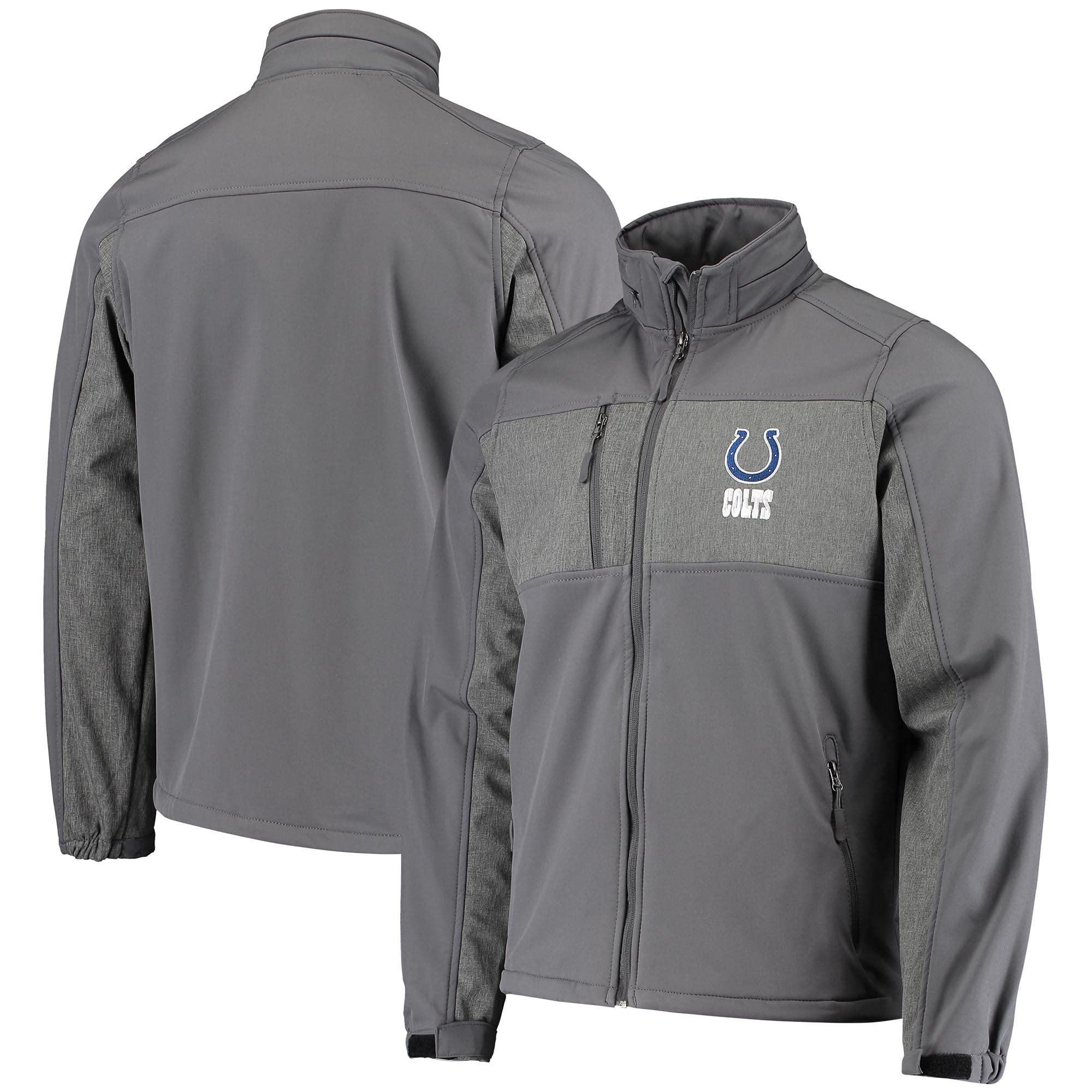 dunbrooke Men's Navy Tennessee Titans Zephyr Softshell Full-Zip Jacket