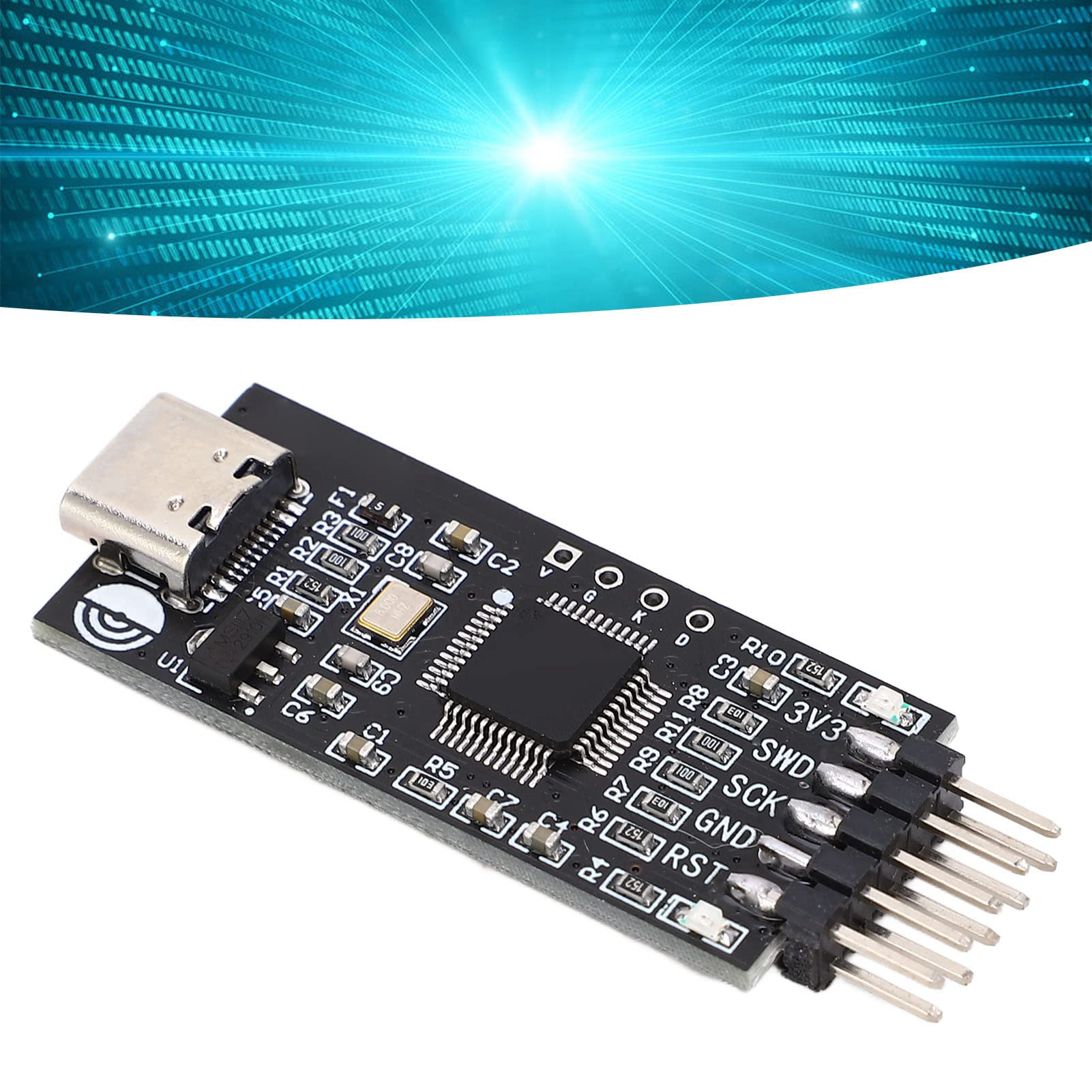 Pobieranie symulacji Burner Stm32 Dc5V USB Daplink Port Downloader Development Swd Offline Emulator Debugger Swd Port USB Drive Free for Burner Communication Port Dram