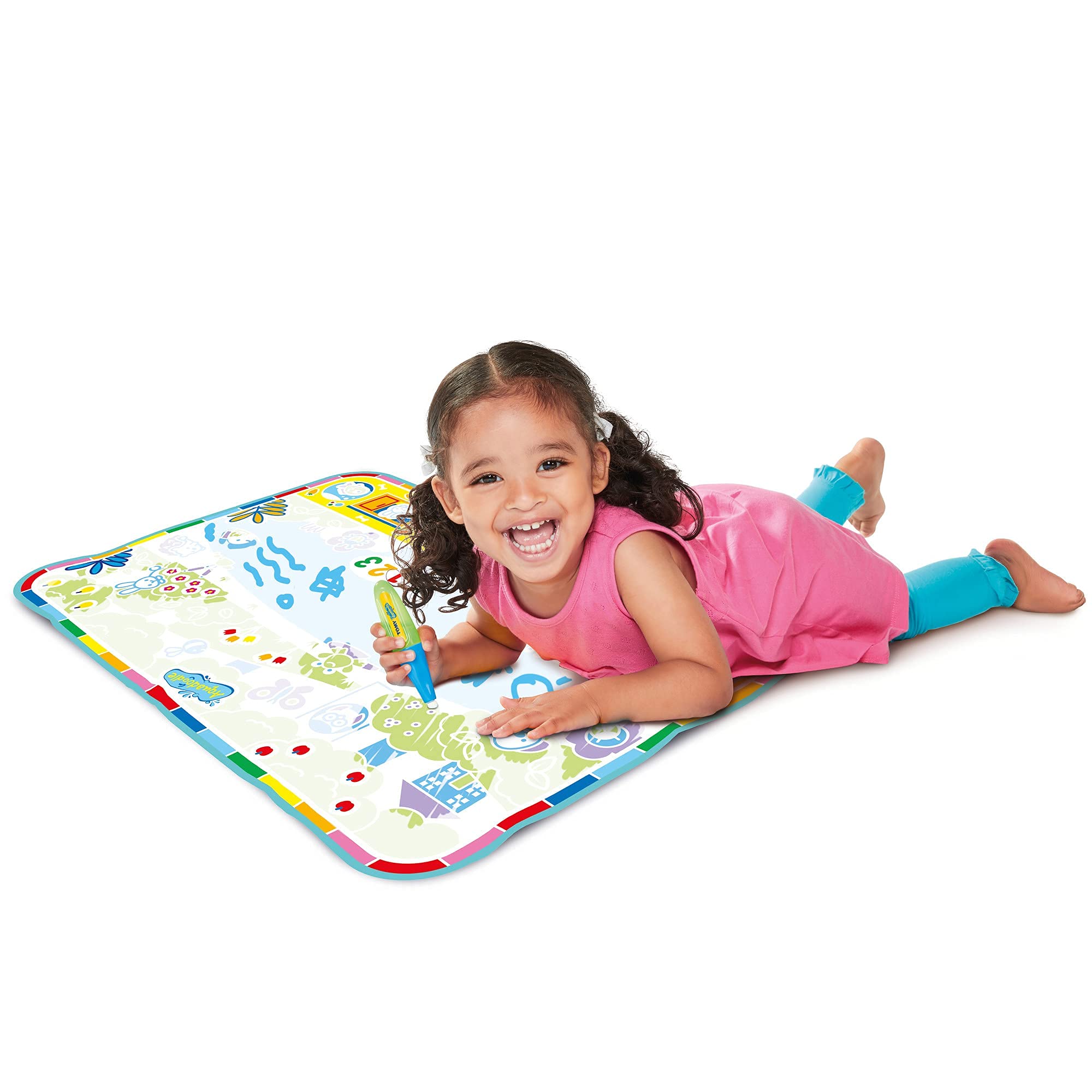 Aquadoodle My First Discovery (Roll n Go) Water Doodle Mat, Official Tomy No Mess Colouring & Drawing Game, Suitable for Toddlers and Children, Boys & Girls from 18 Months+,E73076